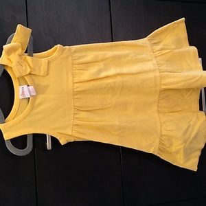 Bright yellow size 2 toddler girl sleeveless summer dress
